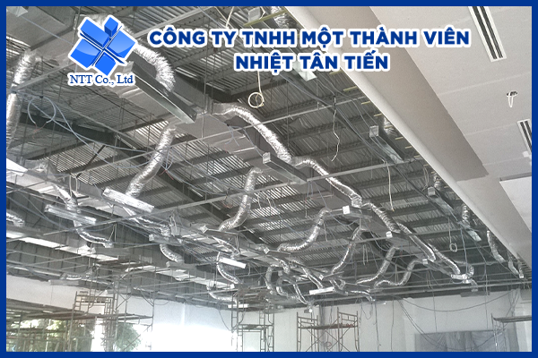 Thi công công trình điều hòa trung tâm